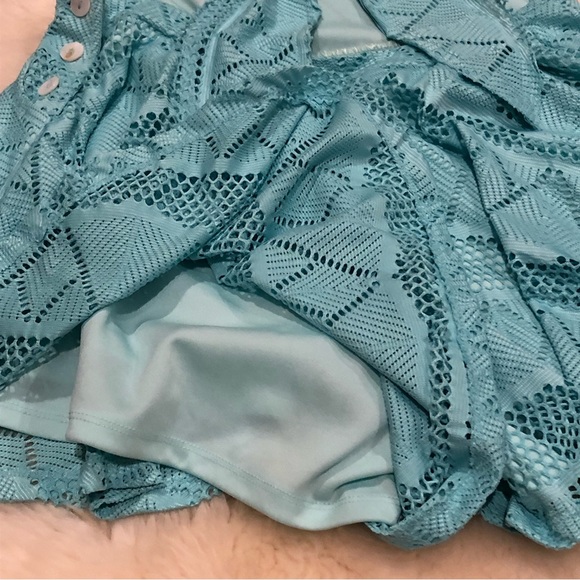 SBO Romper - Tiffany Blue Aztec Bohemian 💗 - Picture 7 of 11